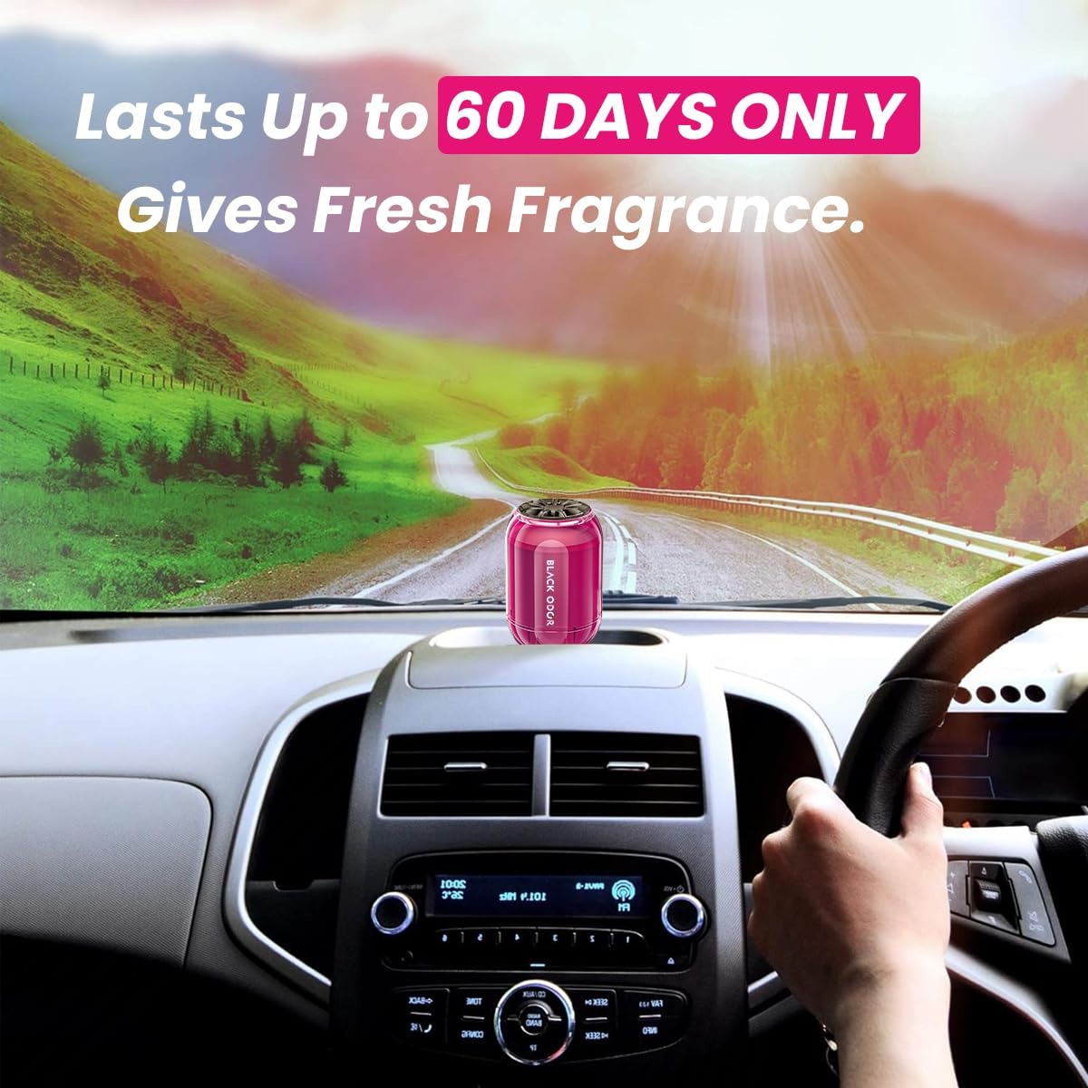 BLACK ODOR BO-8 Rose Dew Car Air Freshener, big size 180g car air freshener, long-lasting rose fragrance air freshener, natural oil-based air freshener gel, remove bad odors car perfume, floral car air freshener for dashboard, car home office air freshener, 60 days long-lasting air freshener, rose dew scent gel air freshener,