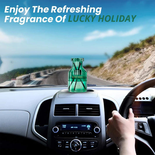 Black Odor Lucky Holiday air freshener, BO-12 car air freshener, natural long-lasting fragrance for car, Lucky Holiday scent for home and office, premium car perfume, multi-purpose air freshener for car home office, compact car air freshener, long-lasting aroma gel, odor eliminator with Lucky Holiday fragrance, Black Odor BO-12 air freshener, refreshing scent for vehicles and rooms, natural oil-based air freshener.