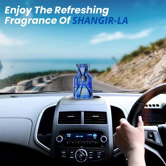 Black Odor Shangri-La air freshener, BO-12 vanilla fragrance car freshener, natural long-lasting air freshener, Shangri-La scent for car home office, premium car air freshener, oil-based car perfume, compact air freshener for rooms and vehicles, vanilla aroma air freshener, deodorizer for car and home, Black Odor BO-12 air freshener, multi-purpose freshener with vanilla scent, long-lasting fragrance gel for car and office.