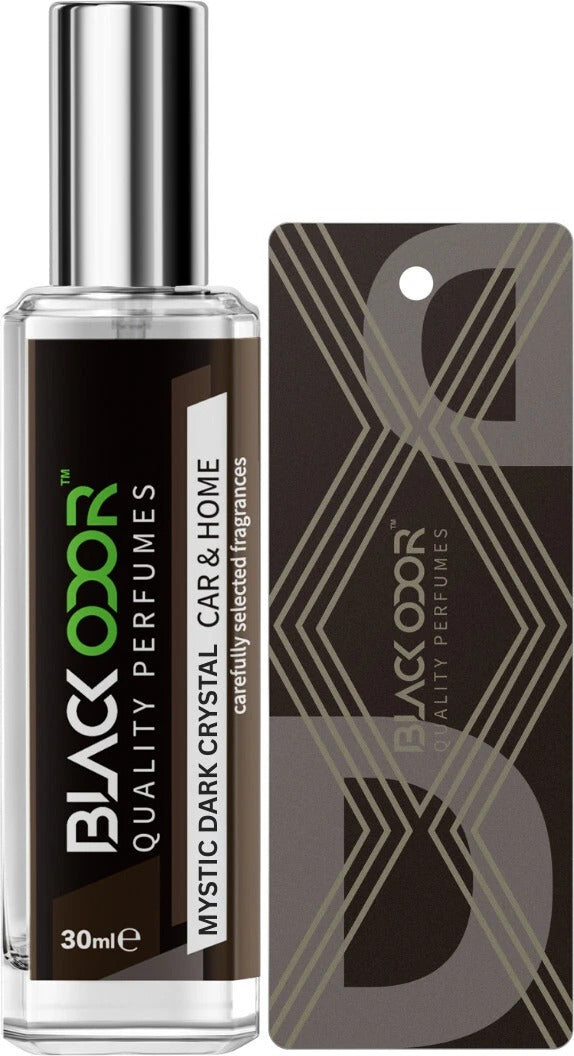 Mystic Dark Crystal car freshener, BLACK ODOR car spray, natural car air freshener, long-lasting car fragrance, premium car perfume spray, bold car interior scent, BLACK ODOR Mystic freshener, odor eliminator spray for cars, luxury car air freshener, car dashboard fragrance, dark crystal scent car spray, car freshener with natural ingredients, automotive interior freshener spray, strong fragrance car freshener, BLACK ODOR Dark Crystal aroma.