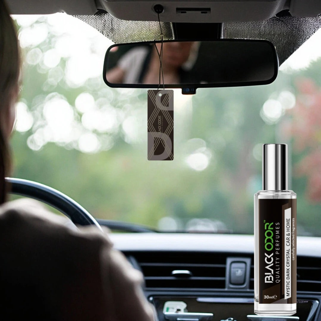 Mystic Dark Crystal car freshener, BLACK ODOR car spray, natural car air freshener, long-lasting car fragrance, premium car perfume spray, bold car interior scent, BLACK ODOR Mystic freshener, odor eliminator spray for cars, luxury car air freshener, car dashboard fragrance, dark crystal scent car spray, car freshener with natural ingredients, automotive interior freshener spray, strong fragrance car freshener, BLACK ODOR Dark Crystal aroma.