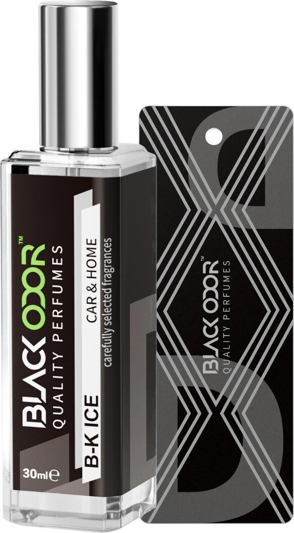 Black Ice car air freshener, BLACK ODOR BO-34 freshener spray, natural car fragrance spray, long-lasting car perfume, bold car scent spray, refreshing car air freshener, odor eliminator for car, BLACK ODOR Black Ice fragrance, car interior freshener spray, premium car deodorizer, cool scent car freshener, dashboard air freshener spray, BO-34 BLACK ODOR spray, strong car fragrance, natural car freshener mist