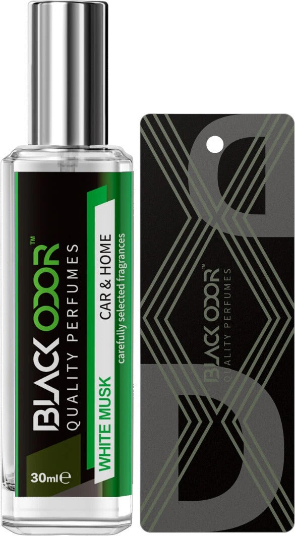 White Musk car air freshener, BLACK ODOR BO-34 spray, natural car fragrance, long-lasting car perfume, bold musk scent for car, refreshing car air freshener, premium car deodorizer spray, car interior odor eliminator, luxury musk car scent, WHITE MUSK car perfume spray, dashboard air freshener, BO-34 BLACK ODOR air freshener, natural car aroma spray, smooth musk fragrance for cars, everyday car freshener spray.