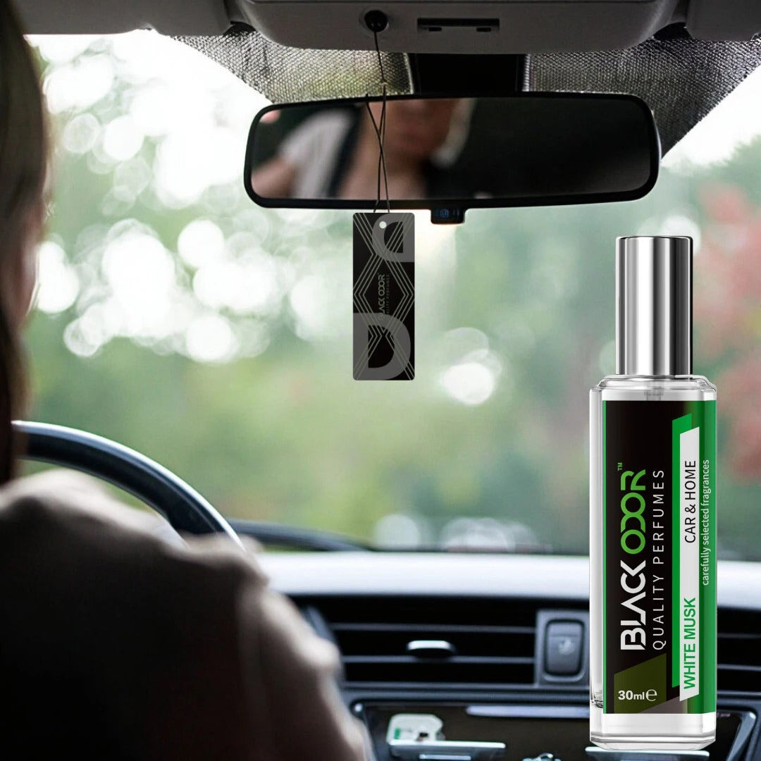 White Musk car air freshener, BLACK ODOR BO-34 spray, natural car fragrance, long-lasting car perfume, bold musk scent for car, refreshing car air freshener, premium car deodorizer spray, car interior odor eliminator, luxury musk car scent, WHITE MUSK car perfume spray, dashboard air freshener, BO-34 BLACK ODOR air freshener, natural car aroma spray, smooth musk fragrance for cars, everyday car freshener spray.