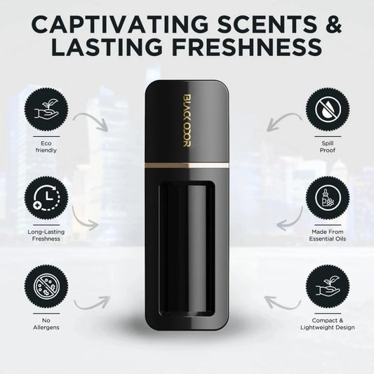 Dark Knight car air freshener, BLACK ODOR BO-33 freshener, natural masculine car fragrance, long-lasting bold scent, car home office air freshener, powerful air freshener for men, BO-33 BLACK ODOR fragrance, deep and refreshing car perfume, premium car deodorizer spray, mysterious car scent, luxury air freshener for interiors, dashboard fragrance spray, odor eliminator with dark aroma, BLACK ODOR Dark Knight scent, elegant car and room freshener.