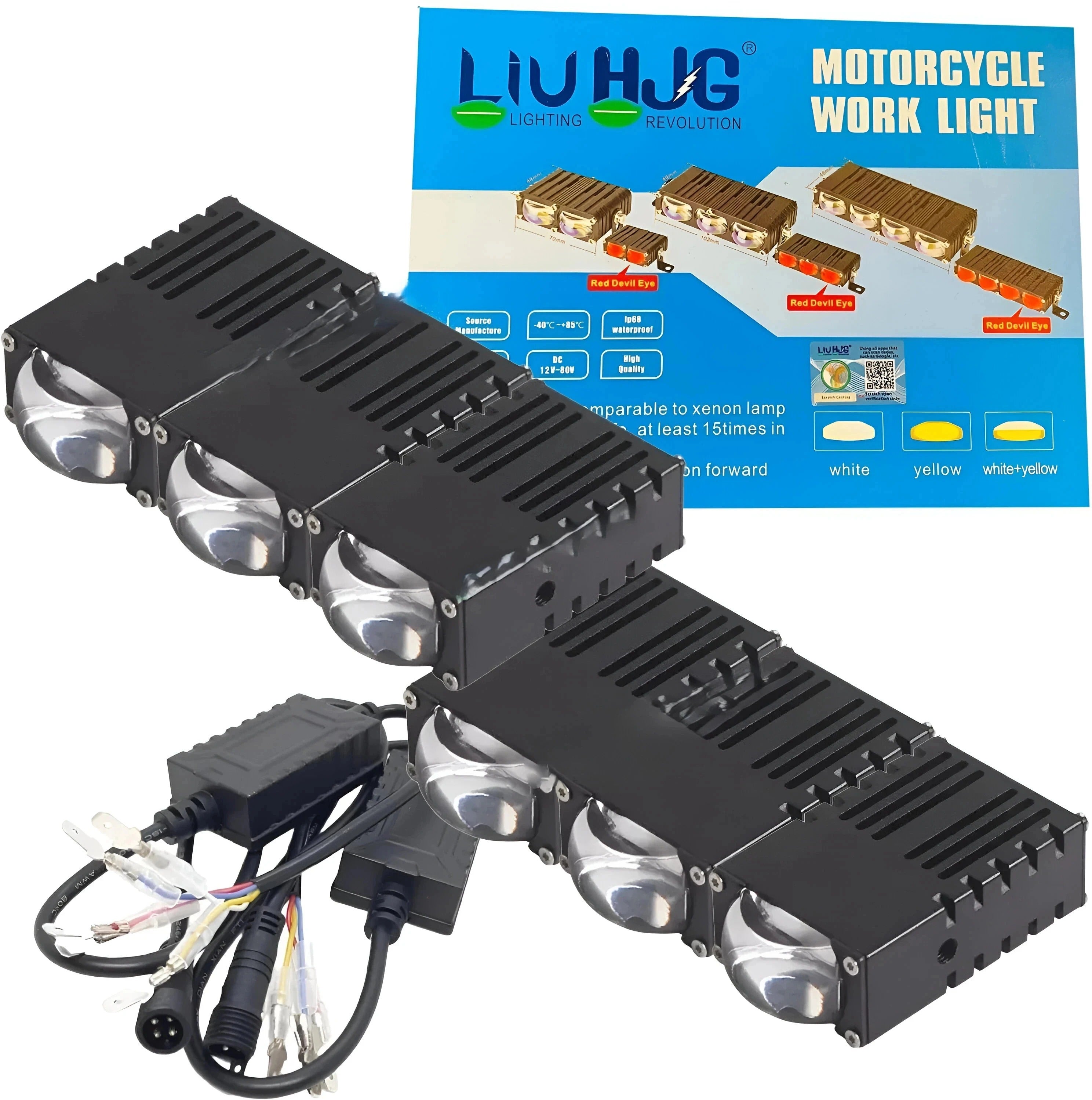 LIU HJG Fog Light, 3 LED Fog Light, Yellow White Fog Lamp, Red Devil Eye Fog Light, Waymaker Fog Light, Car LED Fog Light, Bike LED Fog Lamp, Truck Fog Light 12V, High Low Beam Fog Light, 120W LED Fog Lamp, Dual Color Fog Light, Universal Fog Light for Vehicles, Motorcycle Fog Light with Devil Eye, LED Fog Light with Wiring Kit, Stylish LED Fog Light for Cars, HJG Red Devil Eye Light, Waterproof LED Fog Lamp, LED Driving Light for Off-Road, Auto Accessories LED Fog Light, Powerful Fog Lamp for Night Driving