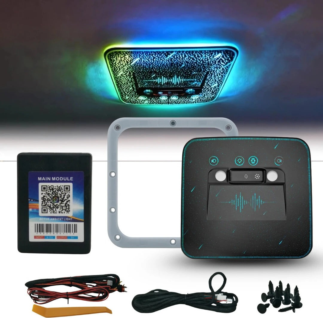 Car cabin roof light, car fancy LED light, multicolor car interior light, RGB car roof lamp, reading LED light for car, dual-purpose car light, music sync car light, mobile app controlled car LED, touch control car light, universal car interior lamp, car ceiling LED light, decorative car LED lighting, RGB mood light for car, car interior upgrade light, car LED pack of 1, fancy car ambient light, smart car LED light, LED light for car cabin and dashboard.
