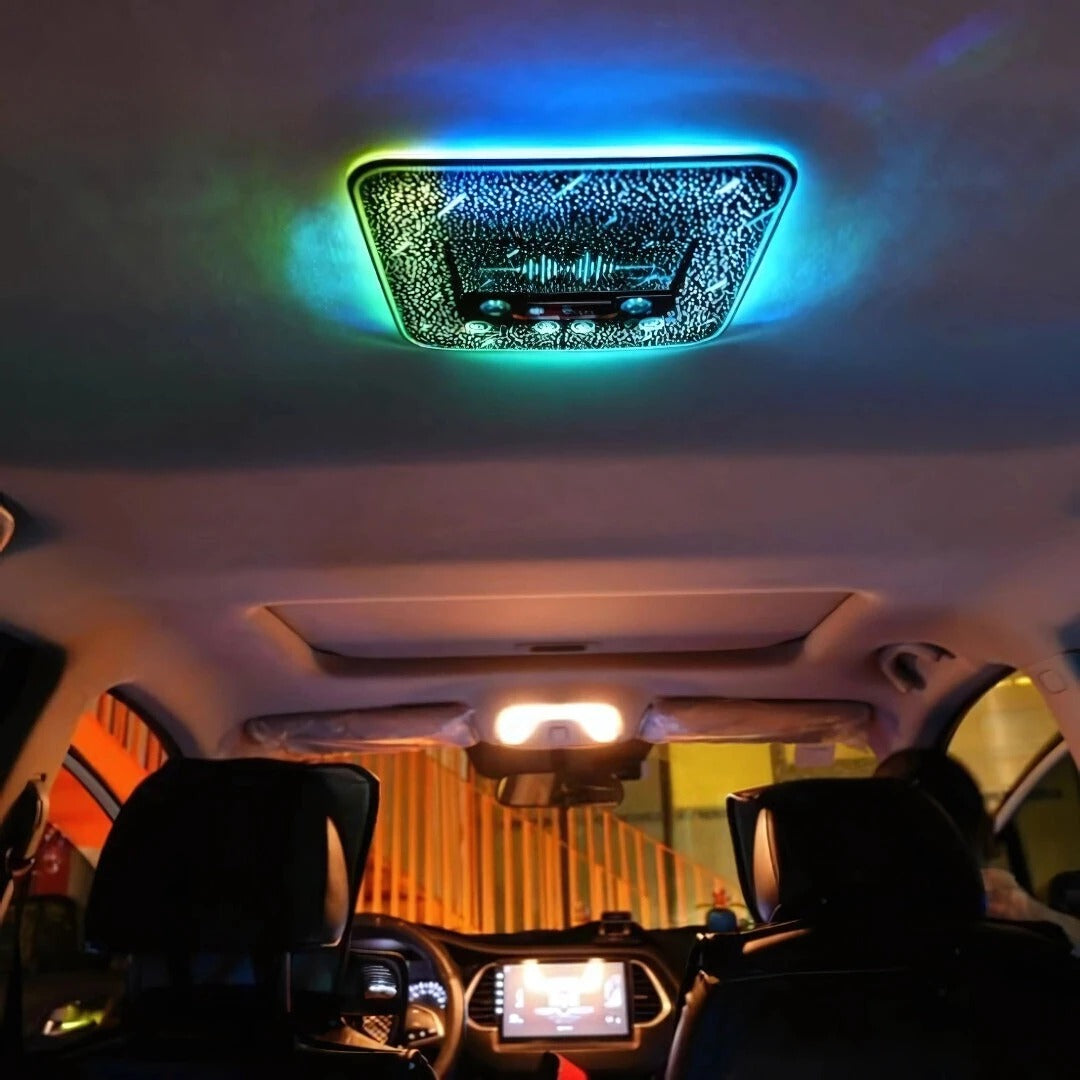 Car cabin roof light, car fancy LED light, multicolor car interior light, RGB car roof lamp, reading LED light for car, dual-purpose car light, music sync car light, mobile app controlled car LED, touch control car light, universal car interior lamp, car ceiling LED light, decorative car LED lighting, RGB mood light for car, car interior upgrade light, car LED pack of 1, fancy car ambient light, smart car LED light, LED light for car cabin and dashboard.