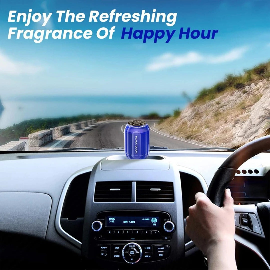 Black Odor Happy Hour air freshener, BO-8 big size car perfume, natural oil-based car freshener, long-lasting car fragrance gel, Happy Hour scent for car and home, car air freshener for office use, 180g gel air freshener, Black Odor car fragrance, premium car interior freshener, multi-purpose air freshener for car home office, large size car perfume with natural aroma, long-lasting gel air freshener India.