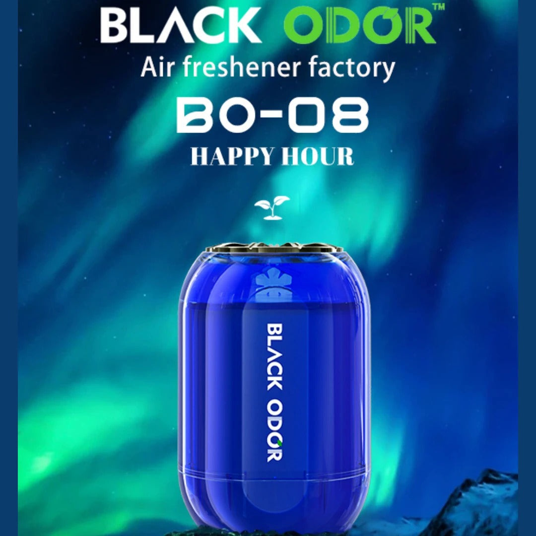 Black Odor Happy Hour air freshener, BO-8 big size car perfume, natural oil-based car freshener, long-lasting car fragrance gel, Happy Hour scent for car and home, car air freshener for office use, 180g gel air freshener, Black Odor car fragrance, premium car interior freshener, multi-purpose air freshener for car home office, large size car perfume with natural aroma, long-lasting gel air freshener India.