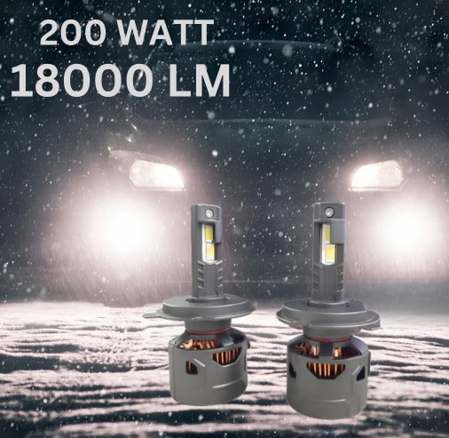 K-KARRY K9 200W LED Bulb Light Test Razor Sharp Low Beam Cutoff Line