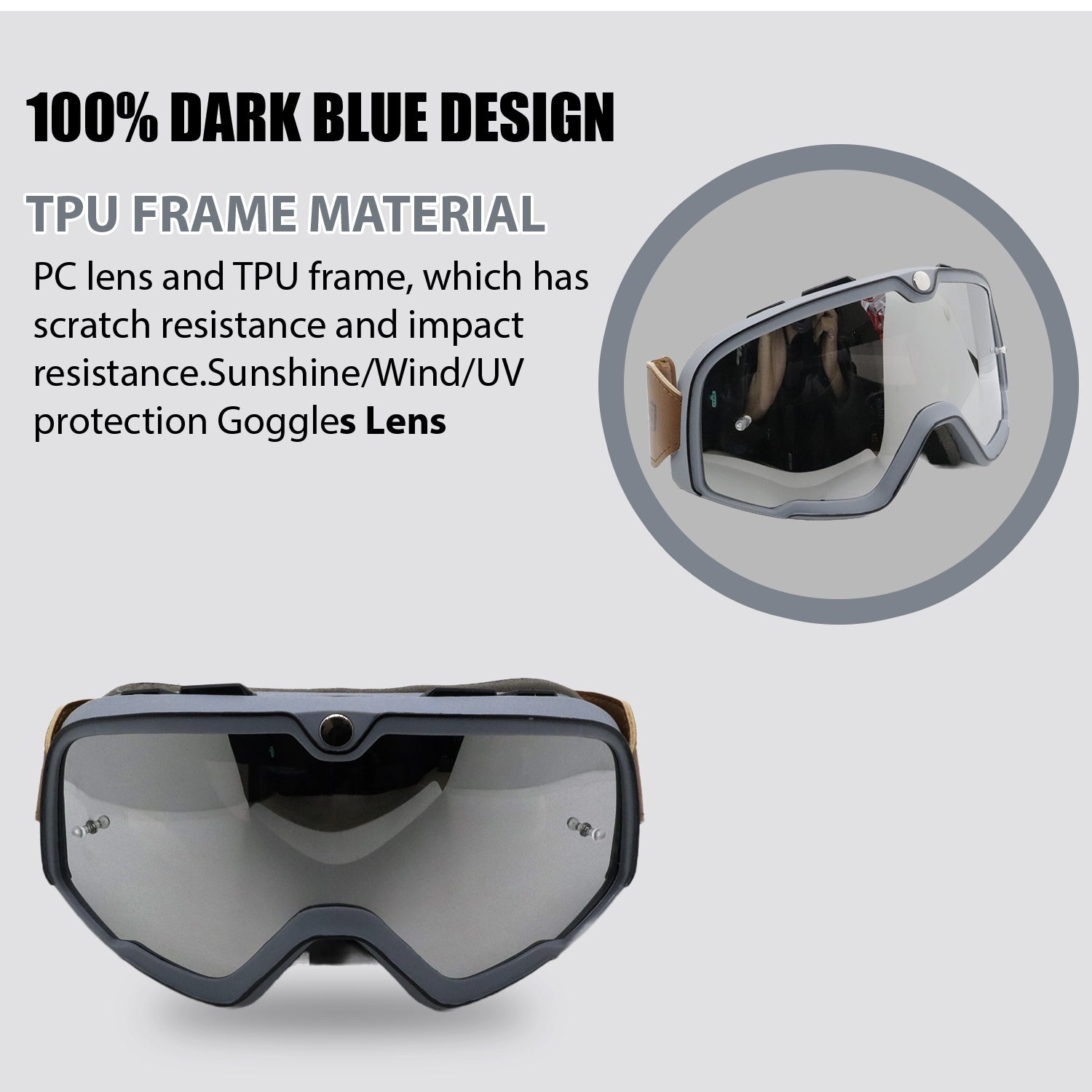 AUTOPOWERZ 100% BARSTOW® Goggle SUPERIOR VISION SYSTEM FOR RIDERS & MOTORSPORTS