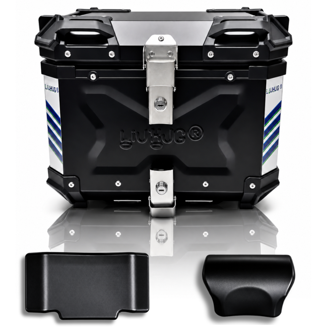 LIU HJG 45L Motorcycle Aluminum Top Case Rear Luggage Box from Autopowerz