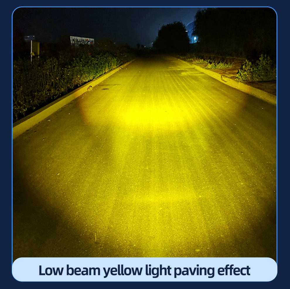 40W Yellow/White Motorcycle Driving Fog Light (Pack of 1)