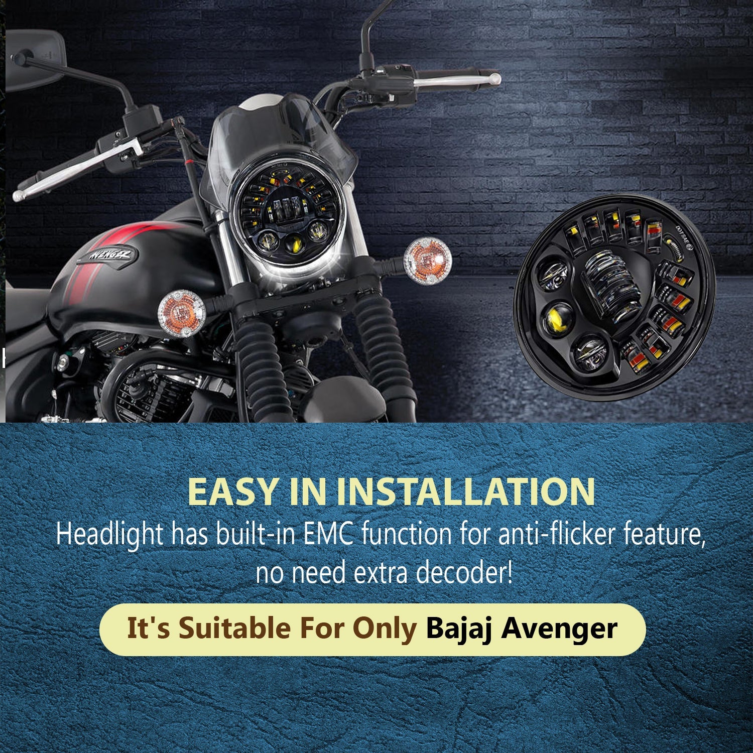 Bajaj avenger original headlight price top