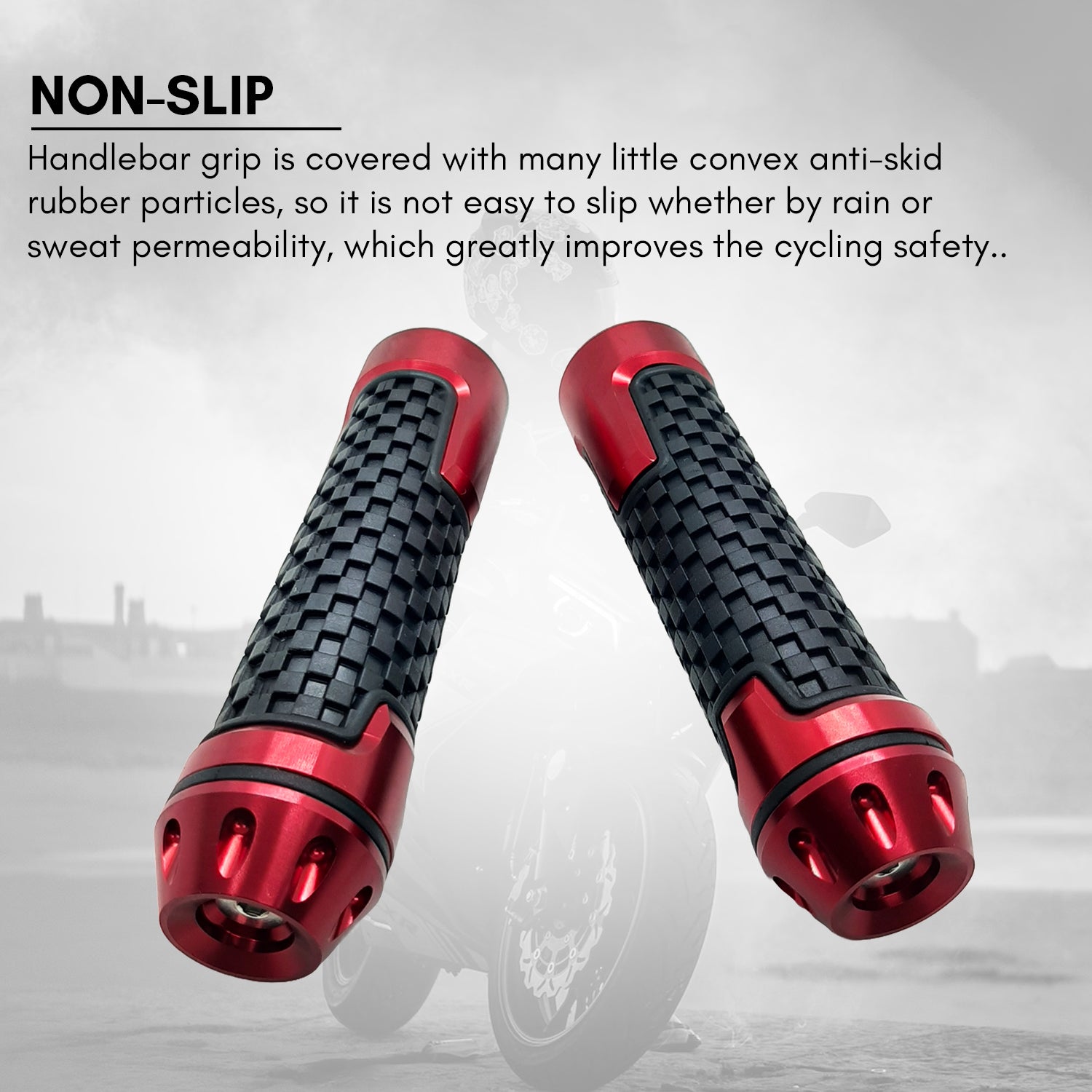 Grip Puppies Motorcycle 4PCS Dirt Bike Grips,Non-Slip Motorcycle
