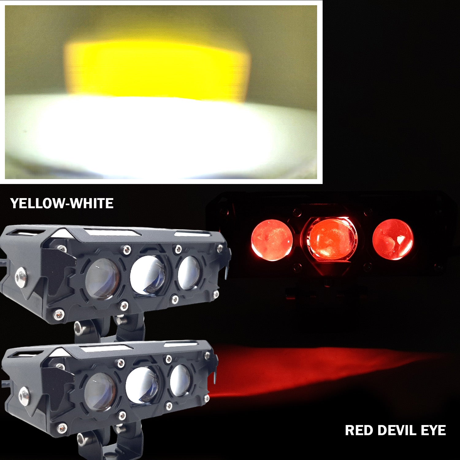 liu hjg future eye 3 led, led fog light for car, yellow/white fog light, high power fog light, hjg future led fog light, original liu hjg  lights