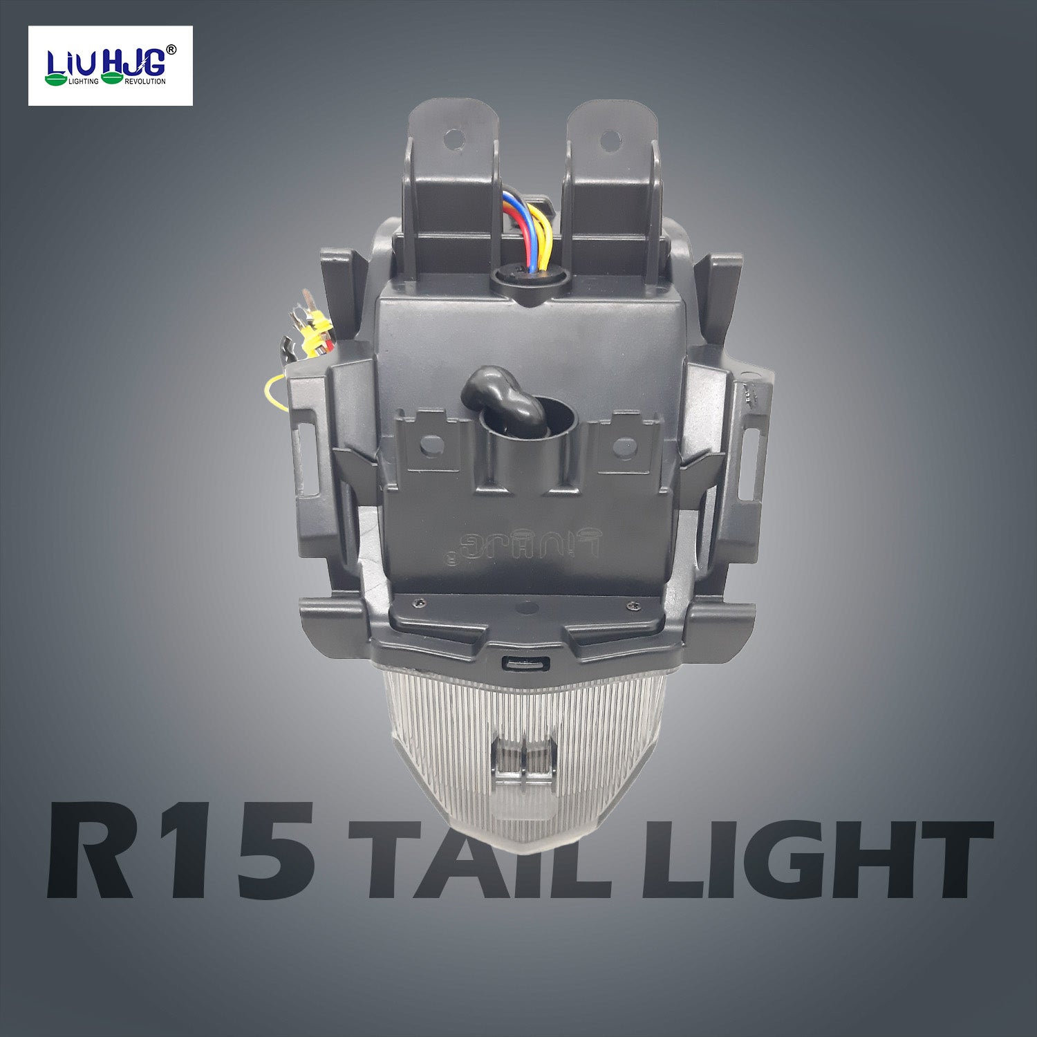 Red LED Bike Tail Light with Yellow Turn Signal Indicators