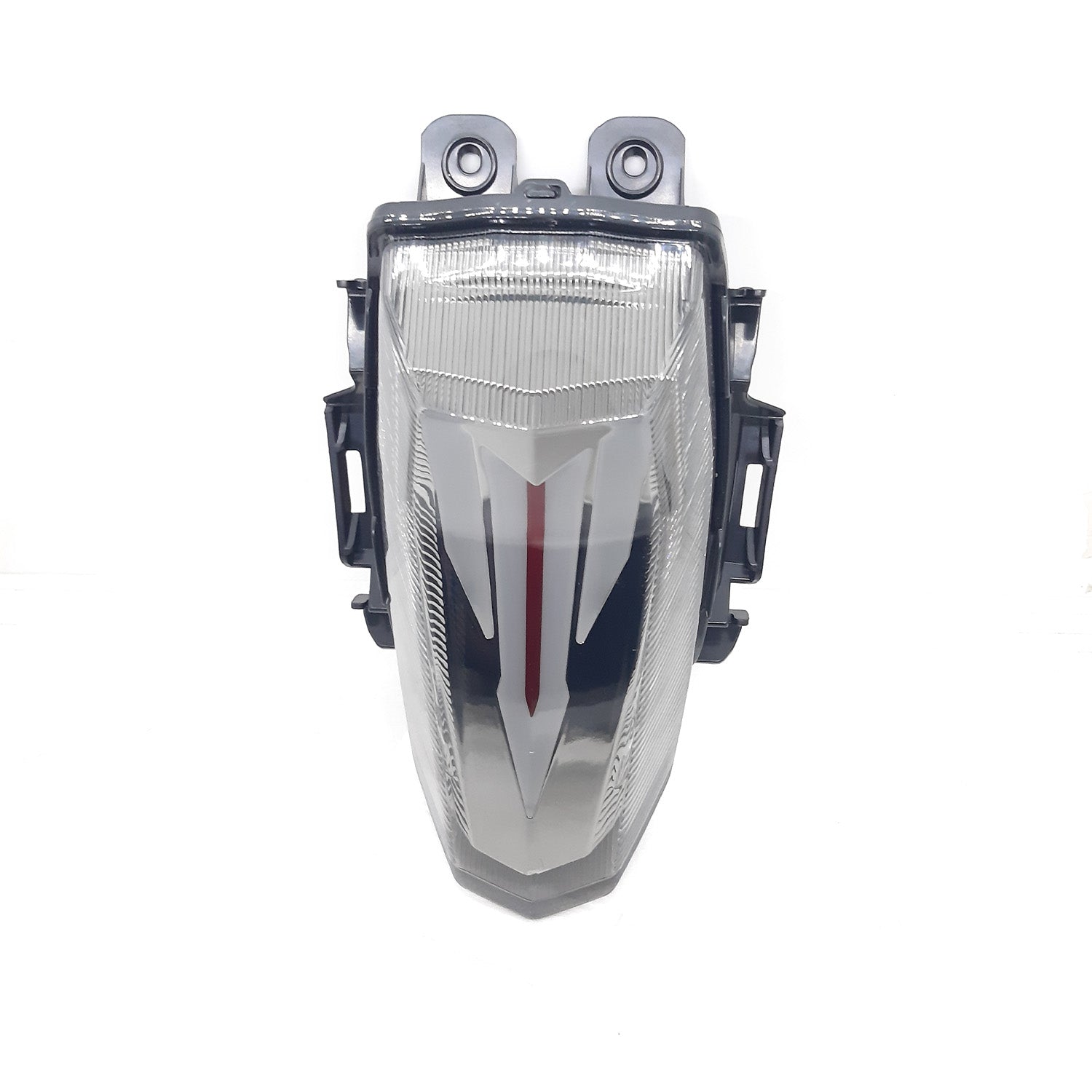 Red MT Logo Bike Tail Light with Yellow Turn Signal Indicators